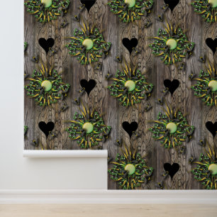 Papel Pintado Cosecha de Ilustraciones de abejas bohemias de mad