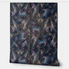Papel Pintado Cosmic Nebula Swirl 3D Wallpaper – Smooth Vinyl