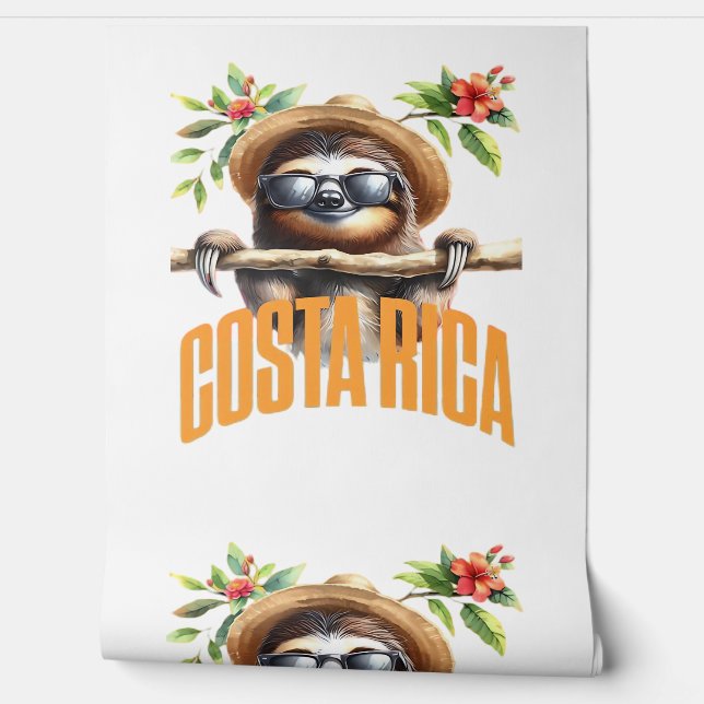 Papel Pintado Costa Rica cool sloth Classic T-Shirt (Desenrollar)