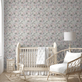 Papel Pintado Cottagecore Pastel suave Nursera para bebés
