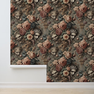 Papel Pintado Crash de terciopelo - Diseño victoriano gótico