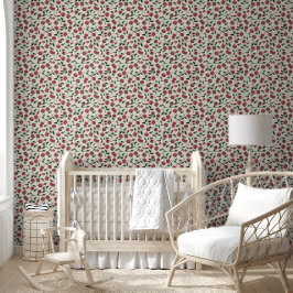 Papel Pintado Crema floral de primavera