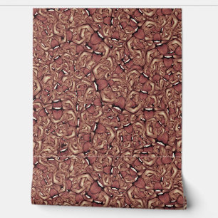 Papel Pintado Criaturas mutantes de araña humana motivos de patr