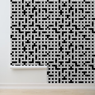 Papel Pintado Crossword Puzzle Novedad Fun Whimsical Pattern