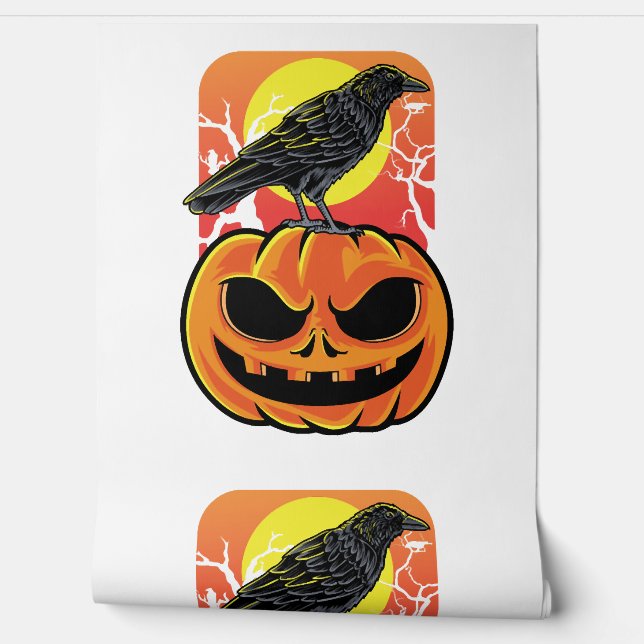 Papel Pintado Crow Halloween Bird Watcher Gift (Desenrollar)