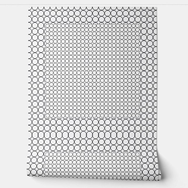 Papel Pintado Cuadrados de círculo (Desenrollar)