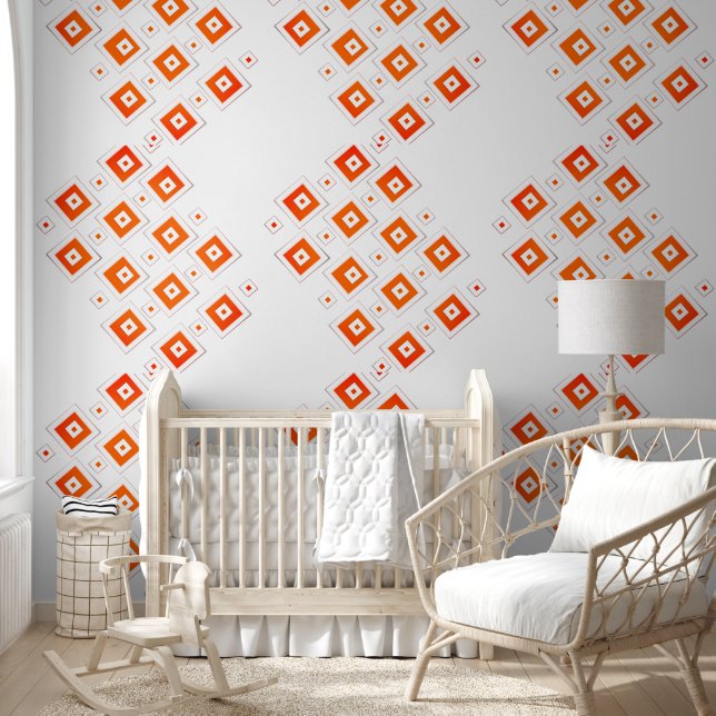 Papel Pintado Cuadrados de Naranja de fondo de escritorio (Niños)