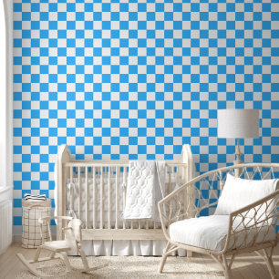 Papel Pintado Cuadro clásico azul claro