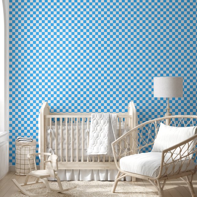 Papel Pintado Cuadro clásico azul claro  (Niños)