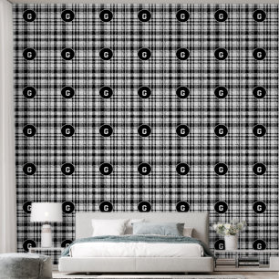 Papel Pintado Cuadro clásico de negro y blanco