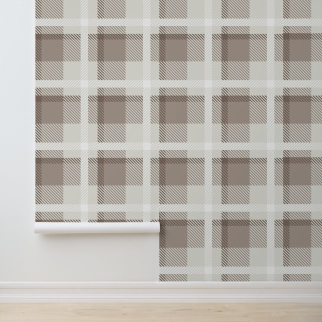 Papel Pintado Cuadro de búfalo marrón mocha marroquí  (Solicitud)