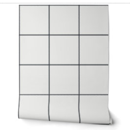 Papel Pintado Cuadro de ventana moderno ancho de carbón