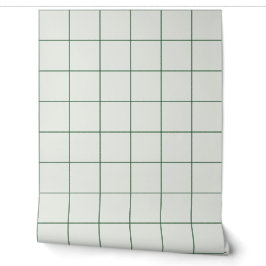 Papel Pintado Cuadro de vidrio grande verde bosque