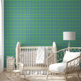 Papel Pintado - Cuadros Azules y Verdes