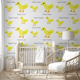 Papel Pintado Cuadros de pollos amarillos