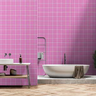 Papel Pintado Cuadros de vidrio rosa opaco