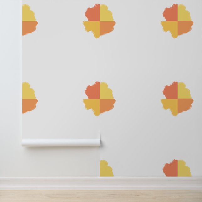 Papel Pintado Cuadros Naranja (Solicitud)