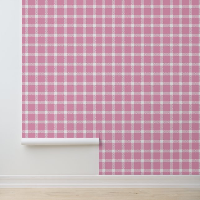Papel Pintado Cuadros/Piezas/rayas rosadas (Solicitud)