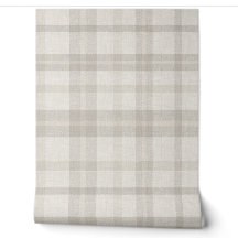 Cuadros suaves beige de granja con textura de lino