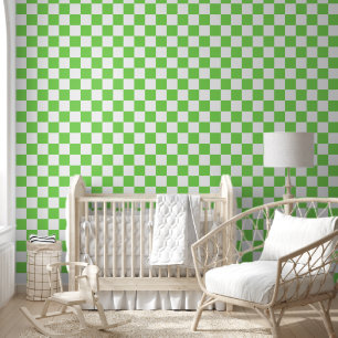 Papel Pintado Cuadros verdes de hierba 