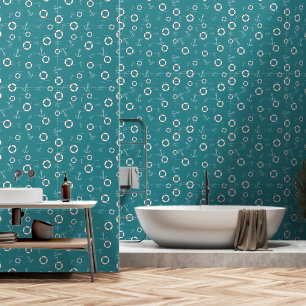 Papel Pintado Cuarto de baño náutico
