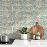 Papel Pintado Cubierta Art Deco de huella de bloqueo Pekín y sti<br><div class="desc">Eleva la decoración interior con este elegante papel de pared de estilo Art Deco de la concha de la marca Blockprint Peel & Stick. Con un sofisticado patrón de motivos de conchas superpuestos en tonos verde azulados y beige silenciosos, este diseño exuberante de elegancia y un toque de encanto vintage....</div>
