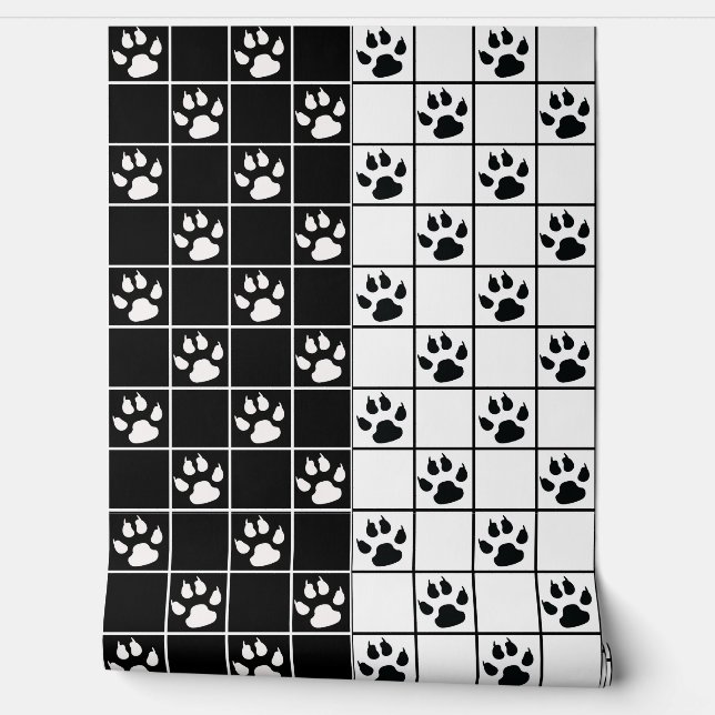 Papel Pintado Cubo blanco negro de cristal de ventana retráctil (Desenrollar)