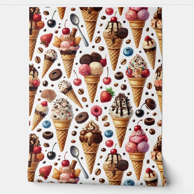 Papel Pintado Cuchara llena de azúcar (Desenrollar)