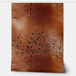 Papel Pintado Cuero negro marrón