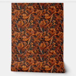 Papel Pintado Cuero negro rubio