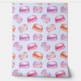 Papel Pintado Cuidada habitación de macróons coloridos