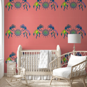 Papel Pintado Cultura de los nativos estadounidenses - Baile sol