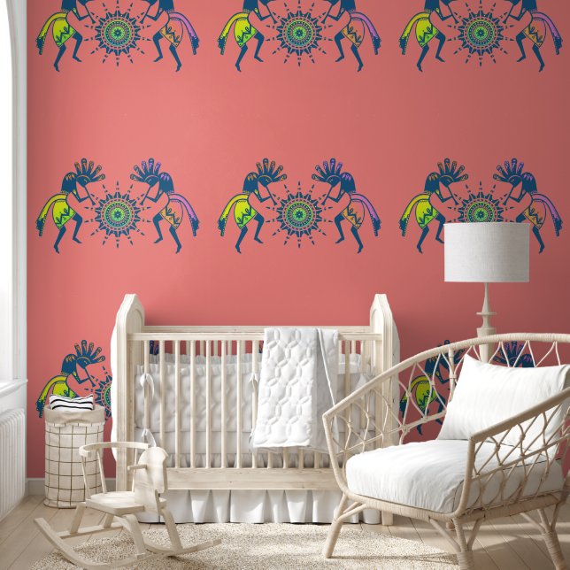 Papel Pintado Cultura de los nativos estadounidenses - Baile sol (Niños)