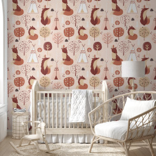 Papel Pintado Cunisex bebé silvestre un vivero