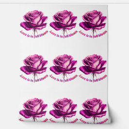 Papel Pintado Custom Love In Full Bloom Rose Valentine Wallpaper