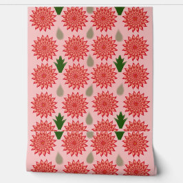 Papel Pintado Custom Spring Flower Women's Day Pattern
