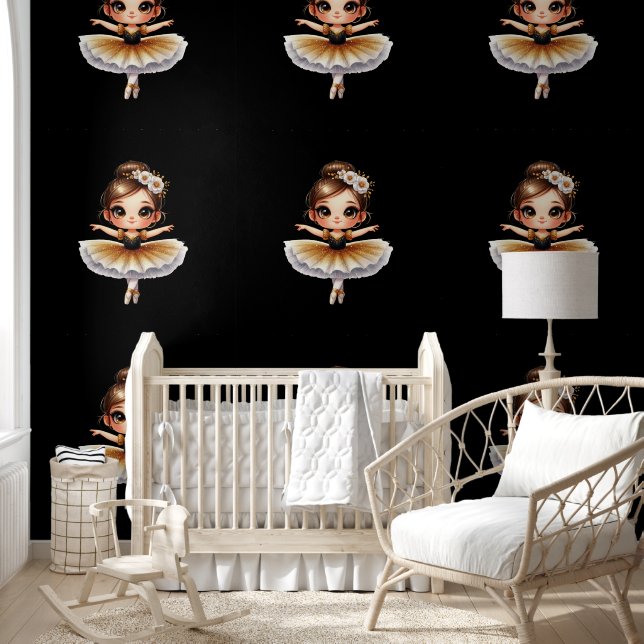 Papel Pintado Cute Ballerina (Niños)