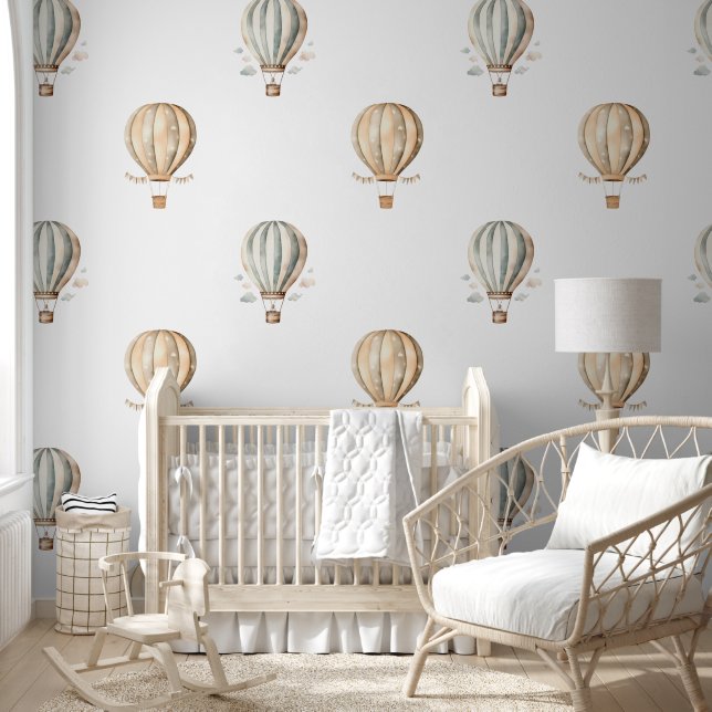 Papel Pintado Cute Boho Balloon Baby Nursery (Niños)