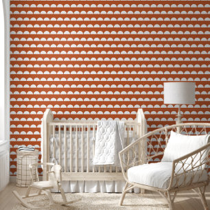 Papel Pintado Cute Boho Half Moon Pattern Kids Nursery Room