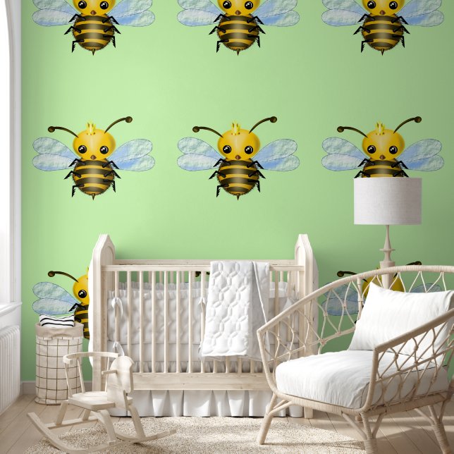 Papel Pintado Cute Queen Bee (Niños)