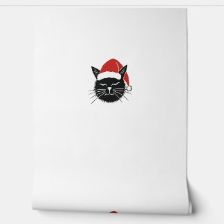 Papel Pintado Cute Santa Cat Lover Christmas Men Women Kids T-Sh