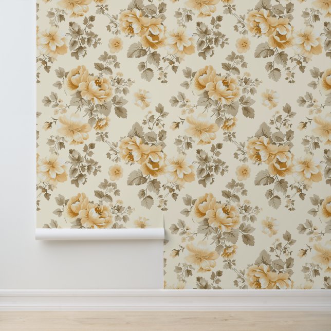 Papel Pintado Cute Shabby Chic Floral (Solicitud)