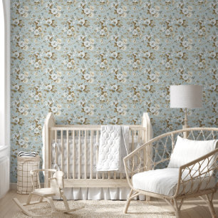 Papel Pintado Cute Shabby Chic Floral Wallpaper
