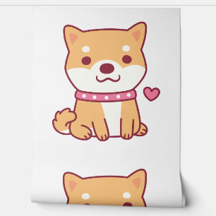 Papel Pintado Cute Shiba Inu Dog