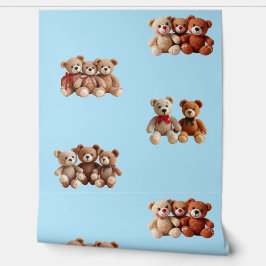 Papel Pintado Cute Teddy Bear