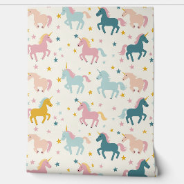 Papel Pintado Cute unicornio
