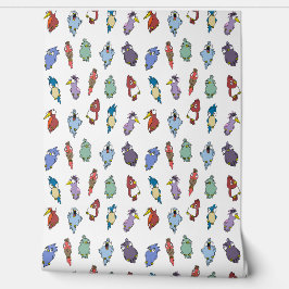 Papel Pintado Cuto colorido Personalizado Aves Niños Papel de es