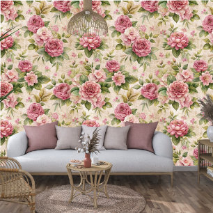Papel Pintado Cuto Vintage Luxuries Floral Ephemera