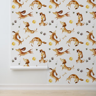 Papel Pintado Dachshund Puppy Perro Pintas Impresiones Bumble Be