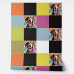 Papel Pintado Dachshund Sausage Dog Colorful Squares Pop Art<br><div class="desc">Papel pintado moderno y colorido con dachshunds de estilo Pop Art entre cuadros coloridos. Este papel pintado aporta un aspecto enérgico y vibrante a cualquier habitación,  como diseño general o como pared de funciones. Ideal para los amantes de la salchicha,  el papel con estampado es un tema de conversación.</div>